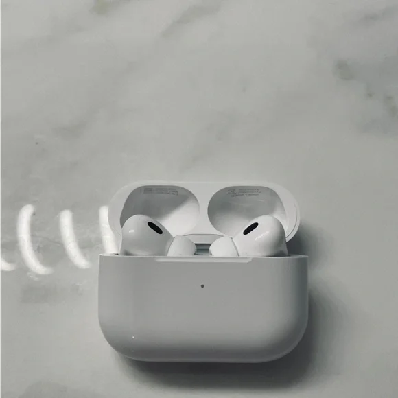 AirPods with case and charger